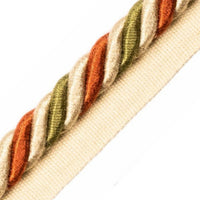 Scalamandre Milady Cord With Tape B Terracotta/Moss Trim PL50590512