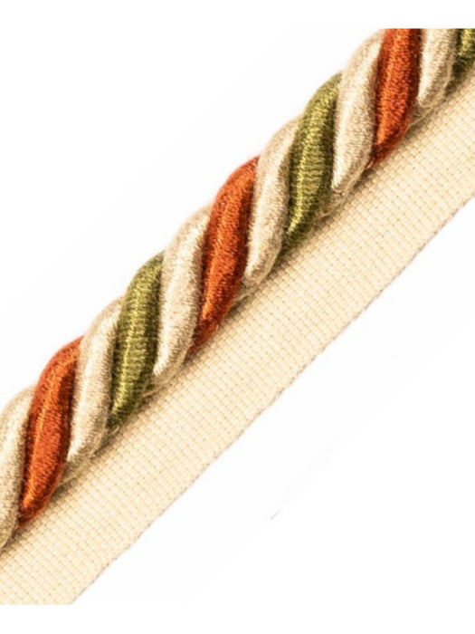 Scalamandre Milady Cord With Tape B Terracotta/Moss Trim PL50590512