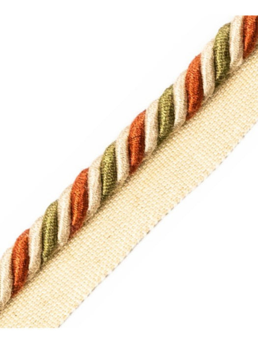 Scalamandre Milady Cord With Tape C Terracotta/Moss Trim PL50640512
