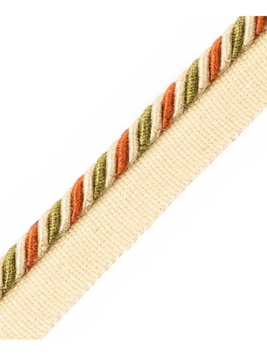 Scalamandre Milady Cord With Tape A Terracotta/Moss Trim PL50660512