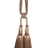 Scalamandre Milady Cut Fringe Tieback Terracotta/Moss Trim PL50770512