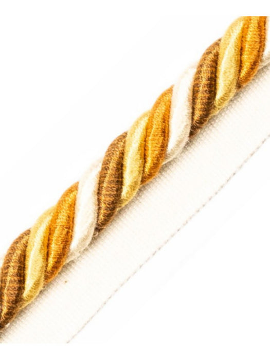 Scalamandre Milady Cord With Tape B Pumpkin Trim Sample PL50590514