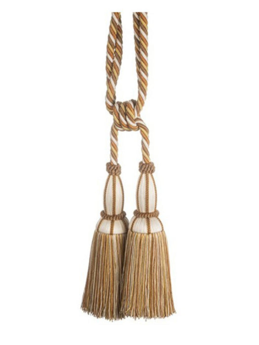 Scalamandre Milady Cut Fringe Tieback Pumpkin Trim Sample PL50770514