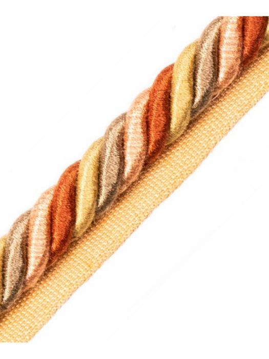 Scalamandre Milady Cord With Tape B Papaya Trim Sample PL50590515
