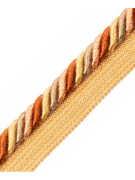 Scalamandre Milady Cord With Tape C Papaya Trim Sample PL50640515