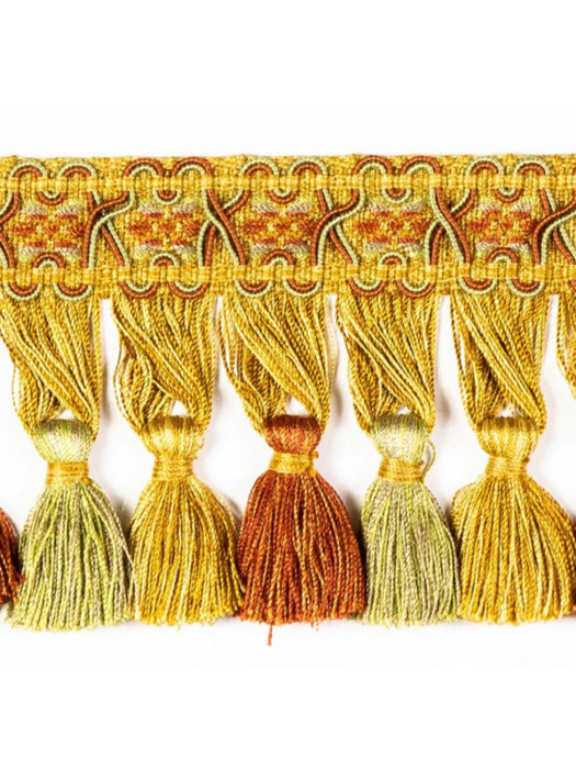Scalamandre Milady Tassel Fringe Saffron Trim Sample PL50440516