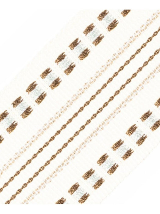 Scalamandre Milady Flat Tape Biscotti/Cream Trim Sample PL50460517