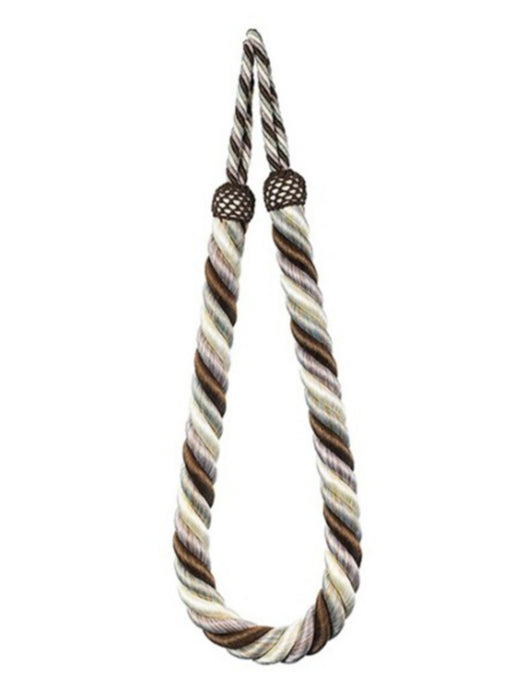 Scalamandre Milady Rope Tieback Biscotti/Cream Trim Sample PL50730517