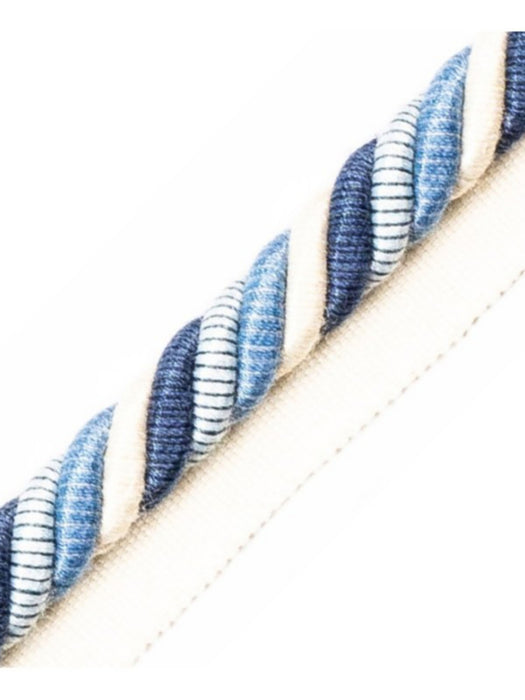 Scalamandre Milady Cord With Tape B Atlantic Trim Sample PL50590518