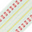 Scalamandre Milady Flat Tape Seafoam/Rose/Chartreuse Trim PL50460519