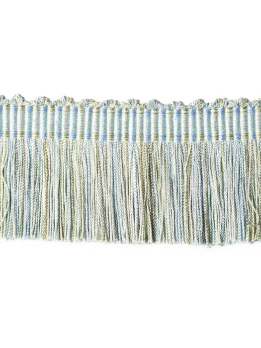 Scalamandre Milady Cut Fringe Aqua Trim Sample PL50430520