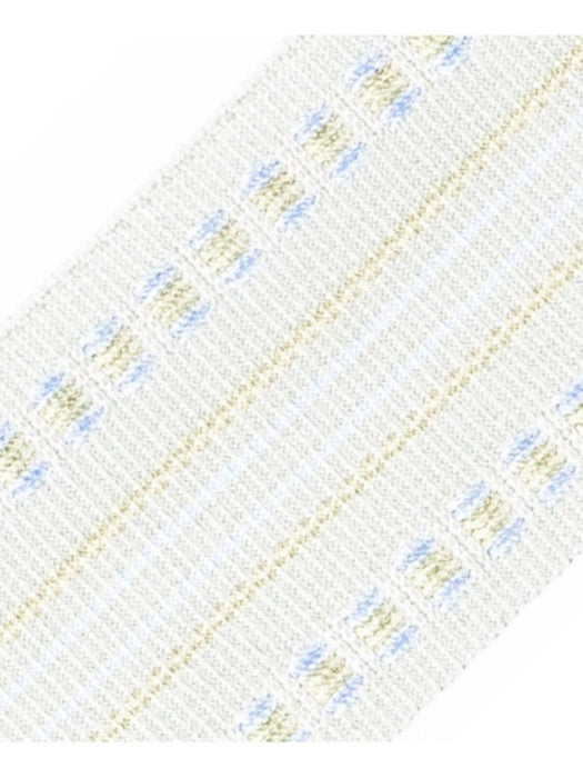 Scalamandre Milady Flat Tape Aqua Trim Sample PL50460520