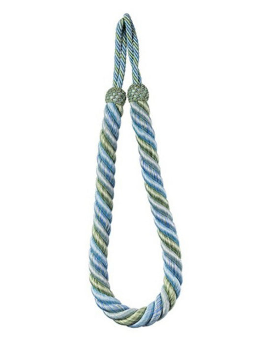 Scalamandre Milady Rope Tieback Aqua Trim Sample PL50730520