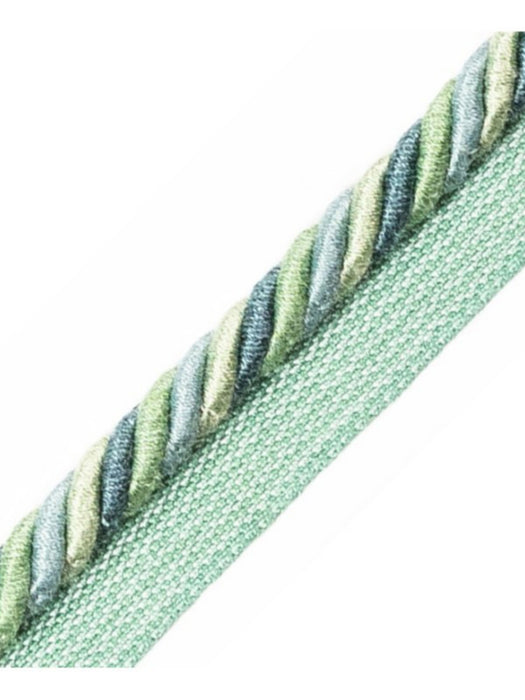 Scalamandre Milady Cord With Tape C Seaglass Trim Sample PL50640521
