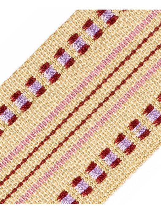 Scalamandre Milady Flat Tape Heather Trim Sample PL50460522