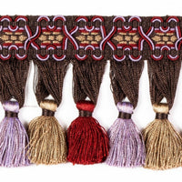 Scalamandre Milady Tassel Fringe Oak/Lilac Trim PL50440524