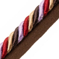 Scalamandre Milady Cord With Tape B Oak/Lilac Trim PL50590524