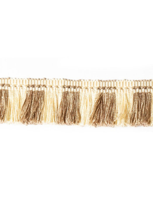 Scalamandre Bayadere Moss Fringe Beige Trim PL63480635