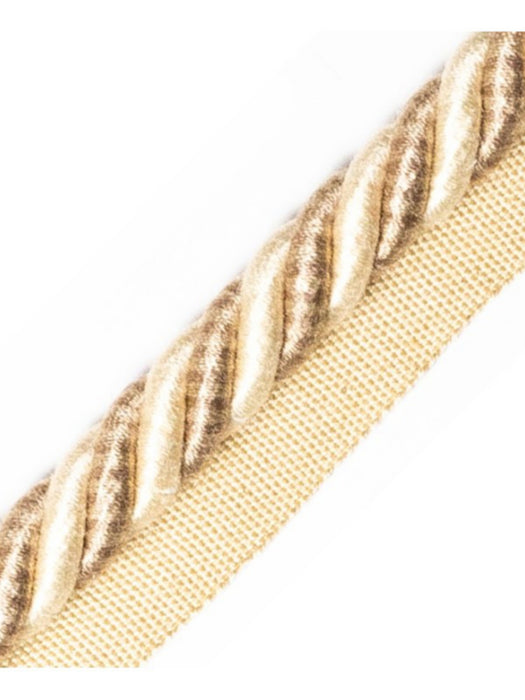 Scalamandre Bayadere Cord With Tape A Beige Trim Sample PL63590635