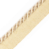 Scalamandre Bayadere Cord With Tape C Beige Trim PL63660635