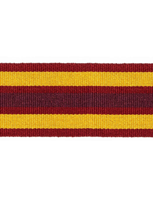 Scalamandre Bayadere Tape B Feu Trim Sample PL63050640