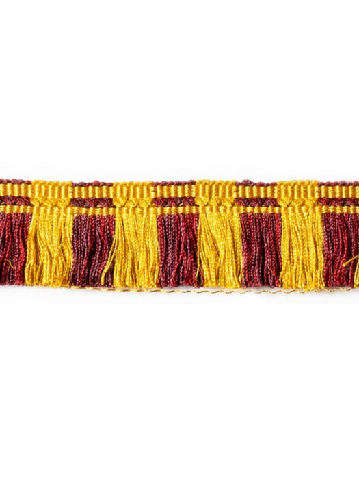 Scalamandre Bayadere Moss Fringe Feu Trim Sample PL63480640