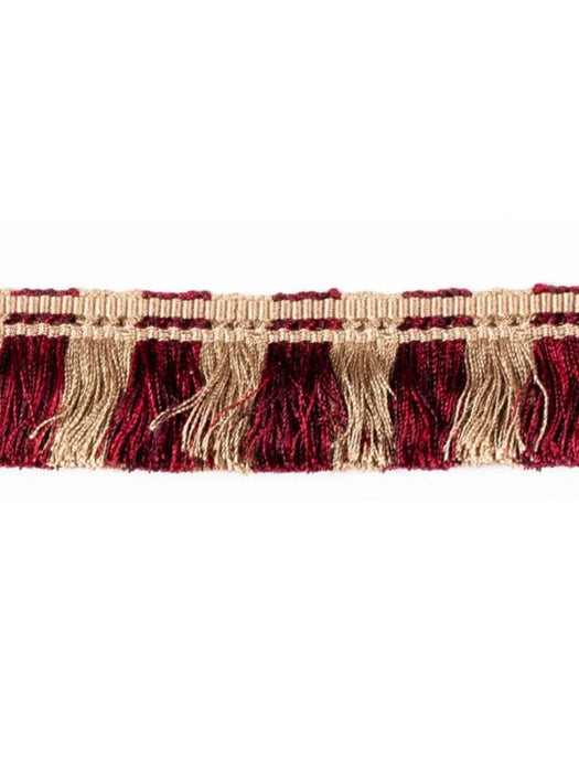 Scalamandre Bayadere Moss Fringe Pivoine Trim Sample PL63480643