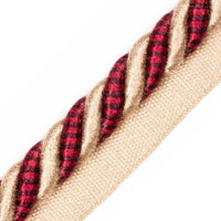 Scalamandre Bayadere Cord With Tape A Pivoine Trim PL63590643