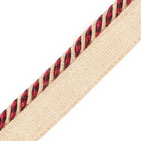 Scalamandre Bayadere Cord With Tape C Pivoine Trim PL63660643