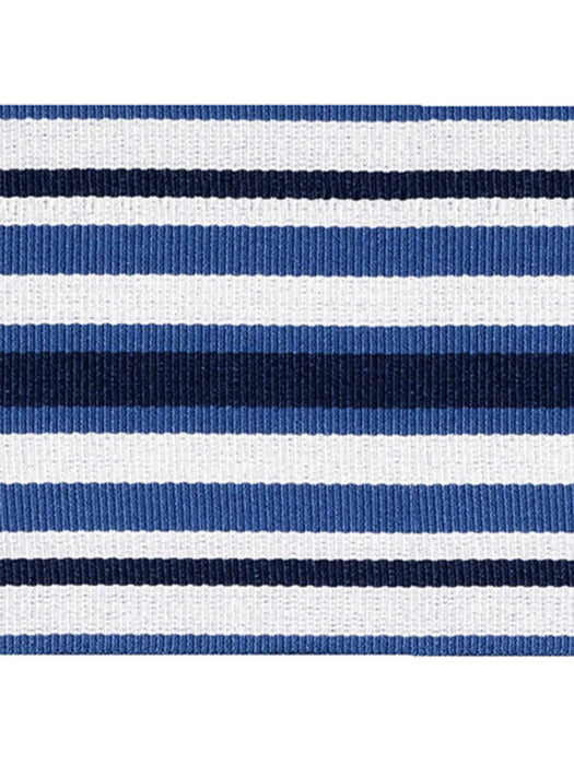 Scalamandre Bayadere Tape C Marine Trim Sample PL63100647