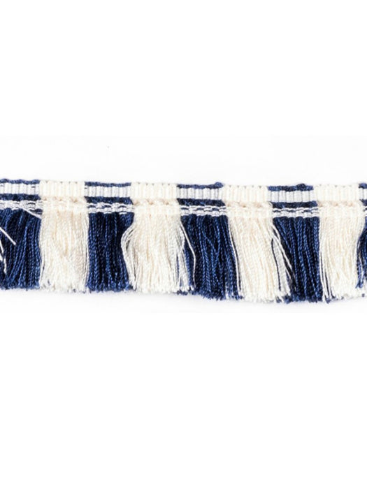 Scalamandre Bayadere Moss Fringe Marine Trim PL63480647