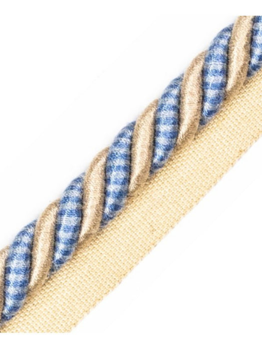 Scalamandre Bayadere Cord With Tape A Plage Trim Sample PL63590649