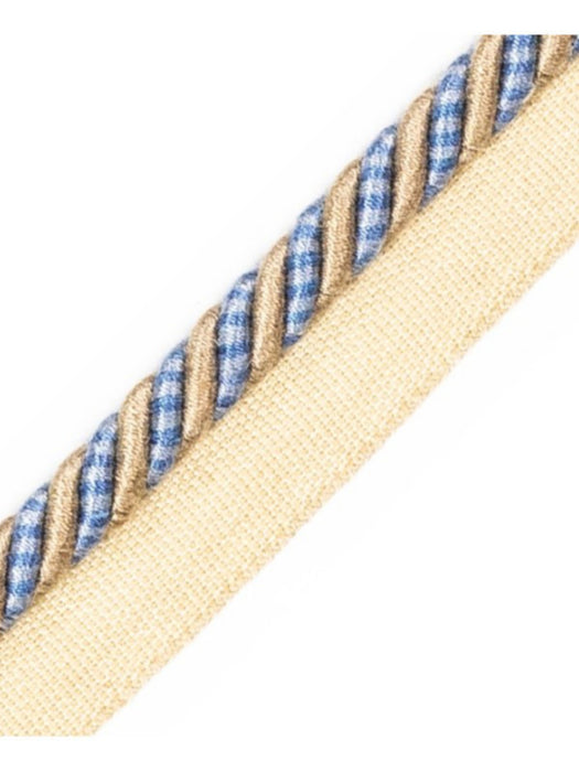 Scalamandre Bayadere Cord With Tape B Plage Trim Sample PL63640649