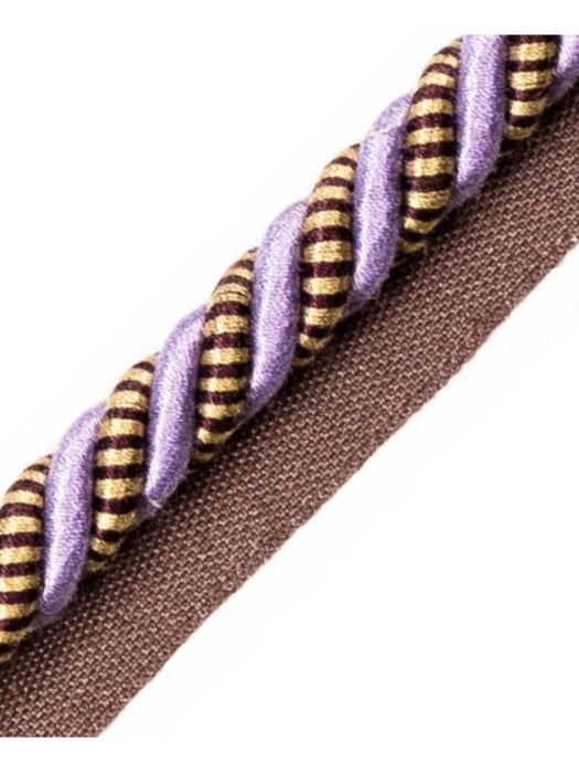 Scalamandre Bayadere Cord With Tape A Raisin Trim PL63590650