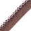 Scalamandre Bayadere Cord With Tape C Raisin Trim PL63660650