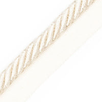 Scalamandre Ambiance Cord With Tape B Ecru Trim PL60640651