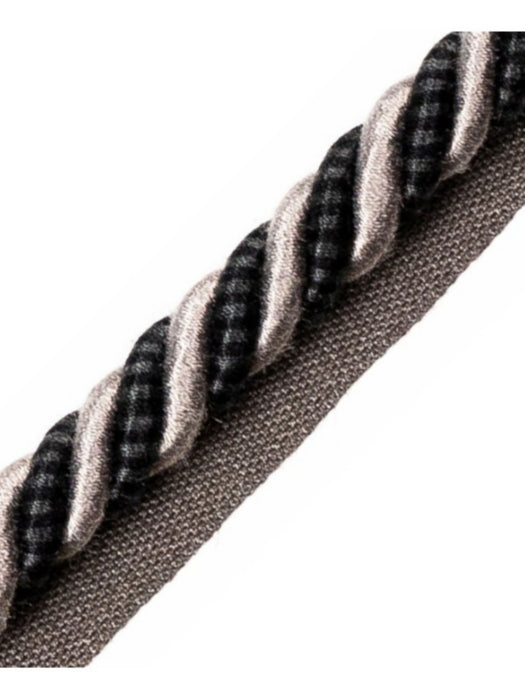Scalamandre Bayadere Cord With Tape A Caviar Trim Sample PL63590652
