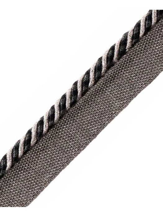 Scalamandre Bayadere Cord With Tape C Caviar Trim Sample PL63660652