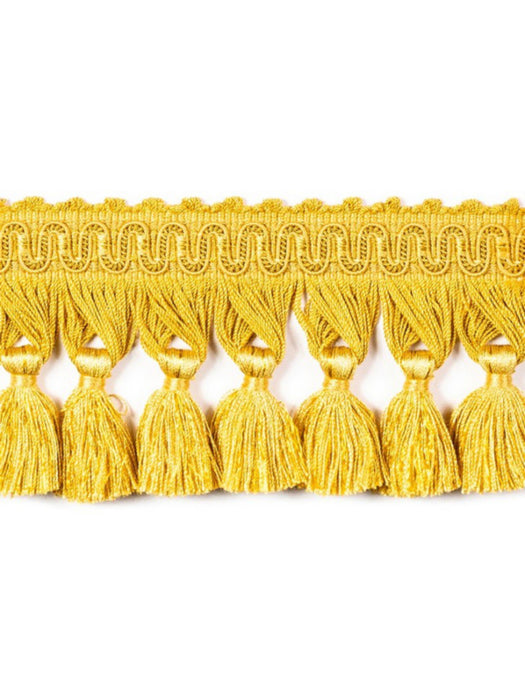 Scalamandre Ambiance Tassle Fringe Vanille Trim Sample PL60440656