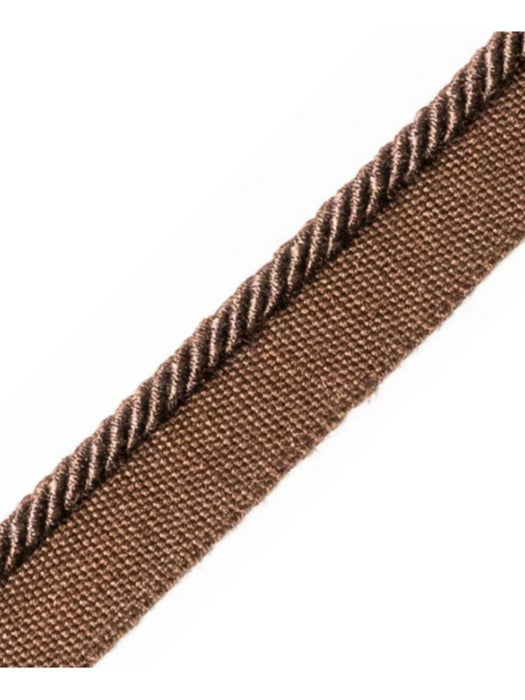 Scalamandre Ambiance Cord With Tape C Cacao Trim Sample PL60660674