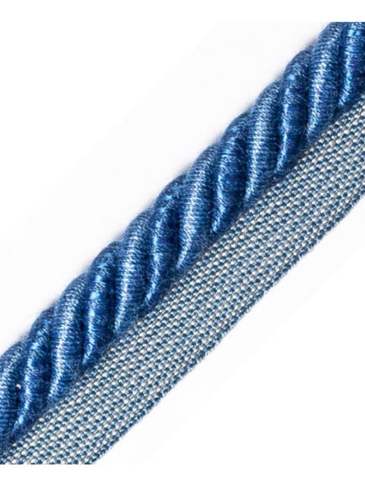 Scalamandre Ambiance Cord With Tape A Sapphire Trim Sample PL60590677