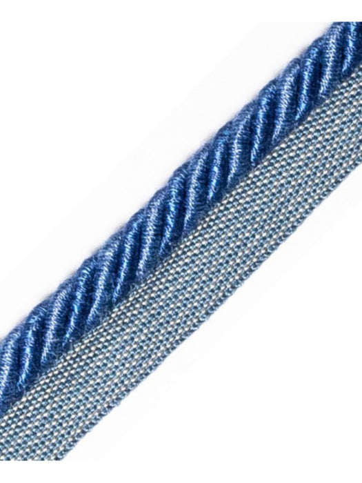Scalamandre Ambiance Cord With Tape B Sapphire Trim Sample PL60640677
