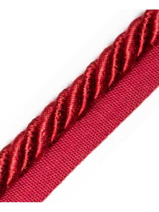 Scalamandre Ambiance Cord With Tape A Cerise Trim Sample PL60590681