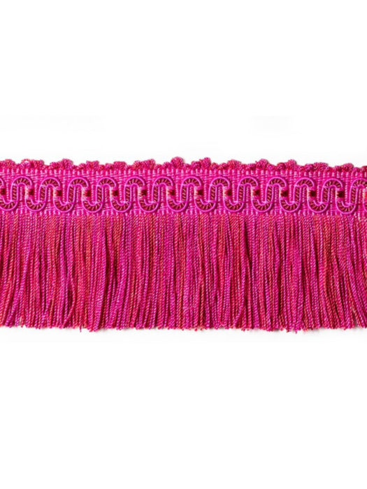 Scalamandre Ambiance Bullion Fringe Fuchsia Trim Sample PL60430684
