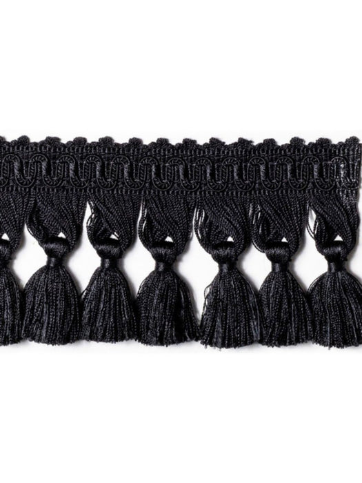 Scalamandre Ambiance Tassle Fringe Noir Trim PL60440686