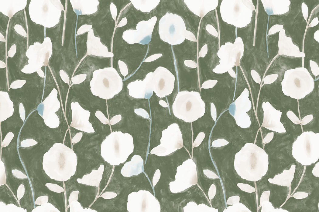 Perennials In Bloom Matcha Wallpaper PP106-738