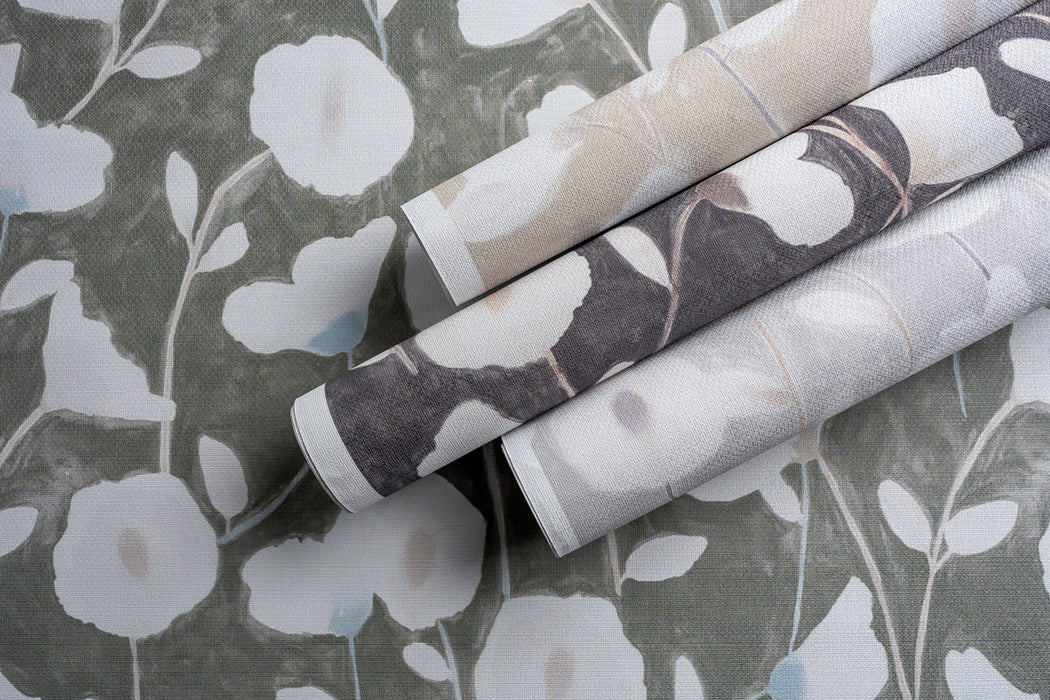 Perennials In Bloom Parchment Wallpaper PP106-02