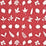 Baker Lifestyle Tumbling Leaves Red Fabric Sample PP50342.2.0