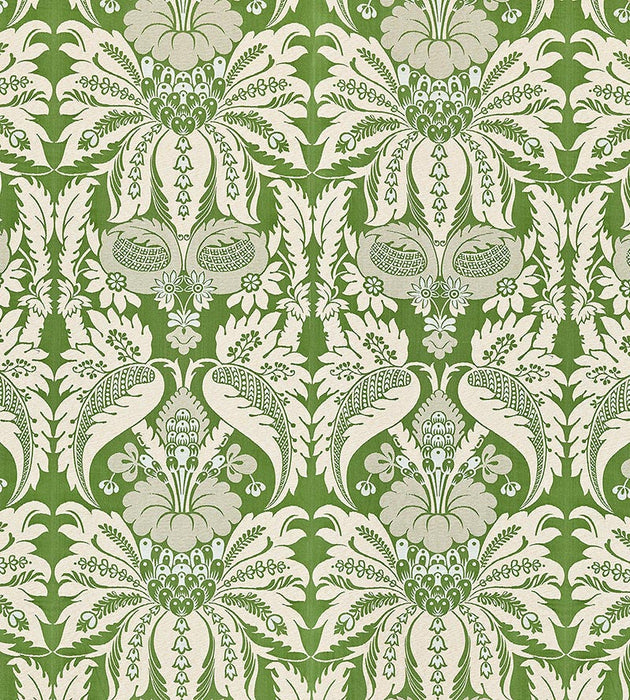 Old World Weavers Estate Damask Palm Fabric PQ18650001