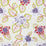 Grey Watkins Miranda - Printed Embroidery Red & Violet Fabric PQHYDR0003